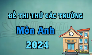 Đề thi thử TN THPT 2024 - Môn Tiếng Anh - Các trường trên cả nước - File word có lời giảii