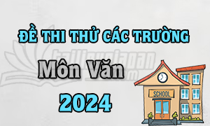 Đề thi thử TN THPT 2024 - Môn Ngữ Văn - Các trường trên cả nước - File word có lời giải